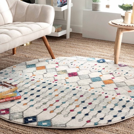 Nuloom Moroccan Blythe Area Rug 4ft RZBD16D-R404